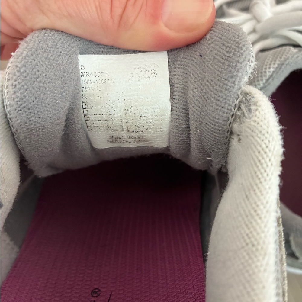 New Balance Grey & White 530 Mesh Suede Sneakers - Picture 6 of 6